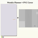 Kinbor 2025 Weekly Planner Week Daily Agenda Journal Notebook Hard Cover Calendar Monthly Schedule To Do List Time Organizer