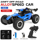 New RC Car 1:16 2WD with LED Light 2.4G 20KM/H High Speed Off-Road Climbing Remote Control Car Toy Gifts for Boys Girls Kids