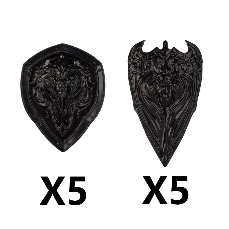 Medieval MOC Weapon Figure Accessories Building Blocks Soldiers Sword Shield Bow Arrow Trident Hammer Axe Spear Brick Kid Toy