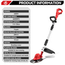 10Inch 4000W Brushless Electric Lawn Mower 36000RPM Grass Trimmer Length Adjustable Garden Tools For Makita 18V Battery Pins