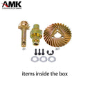 AMK RC Car Metal Bevel Gear 8T/24T/27T/30T/33T,Heavy Duty Overdrive for 1/10 RC Crawler Axial SCX10 II AR44/45 Capra Portal Axle