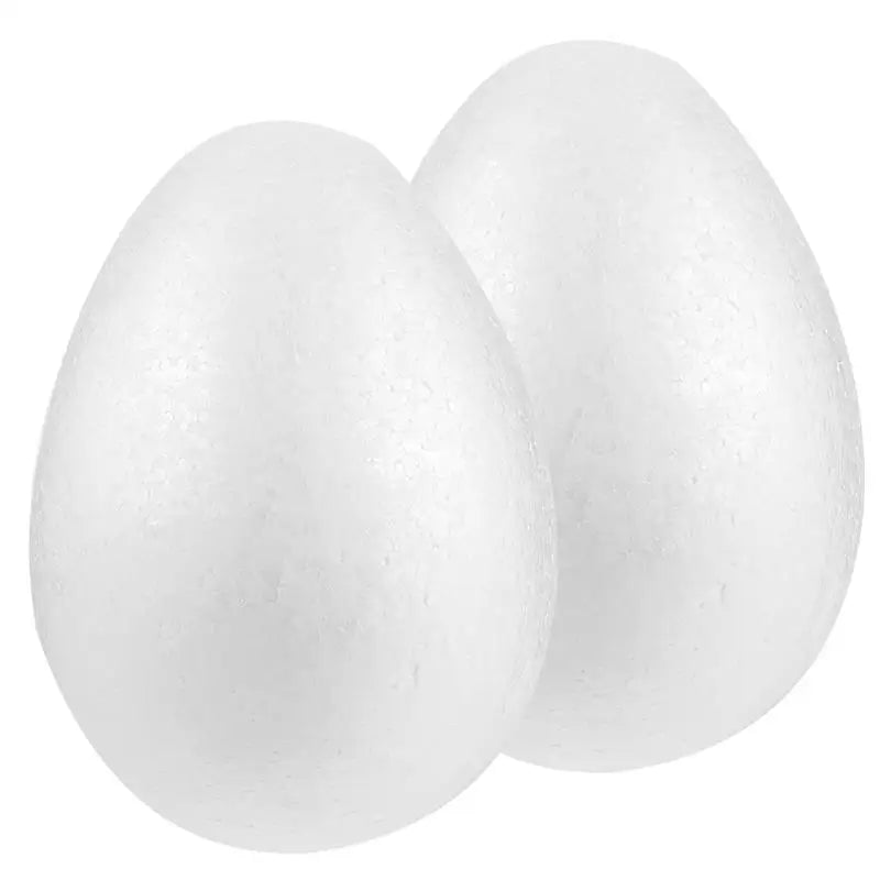 2/3/4 Pcs 15cm 20cm DIY Eggs White Foam Balls Eggs Easter Modeling Shapes Egg Ornaments Kids Painting Party Decorations