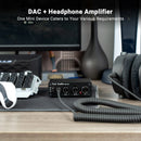 Fosi Audio Q4 Mini Stereo USB Gaming DAC & Headphone Amplifier Audio Converter Adapter for Home/Desktop Powered/Active Speakers