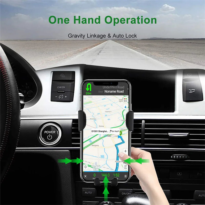 30W  Wireless Fast Charger Car Mount Air Vent Mobile Phone Holder Charging Stand For IPhone 14 13 12 11 Pro Max Xiaomi Samsung