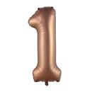 40inch 1st Turquois Rose Gold Silver Big Number Foil Helium Balloons Baby Shower 1 Years Old Birthday Party Decoration Globos