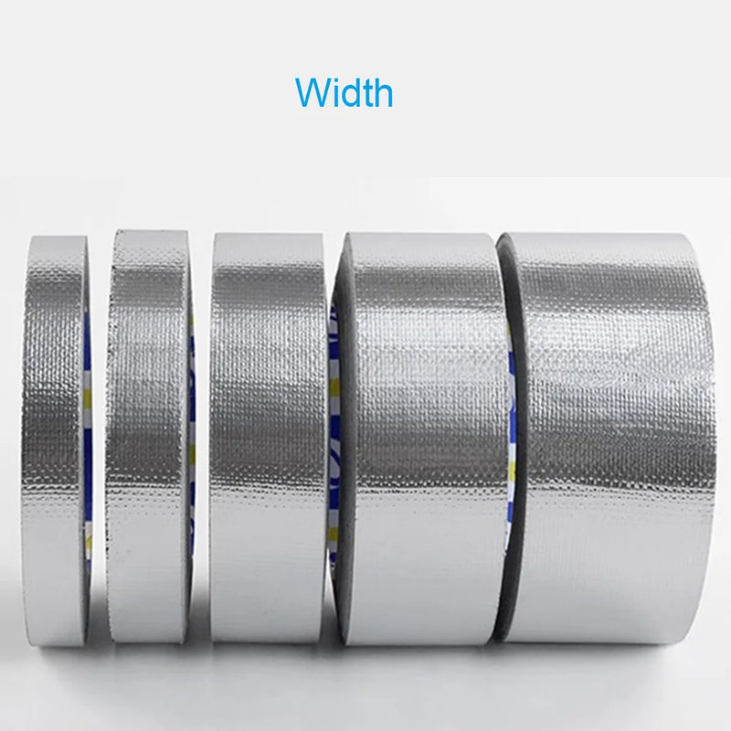 Glass Fiber Cloth Aluminum Foil Tape Heat Insulation Thickening Of Kitchen Range Hood Flame Retardant High-Temperature Resistant