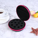12 Bottles Round Essential Oil Storage Bag Essential Oil Organizer Case 1ml 2ml