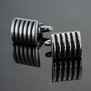 Luxury men's French shirt cufflinks classic round blue black stars rudder cuff buttons suit accessories jewelry gifts wholesale