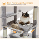 The Savannah | Multi-Level Cat Tree Tower with Scratching Posts & Condo