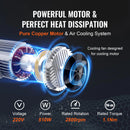 SucceBuy 250kg Electric Hoist Crane Portable Lifter Overhead Garage Winch with Wired/Wireless Remote Control for Car Garage Boat