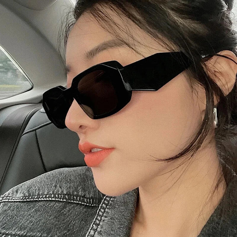 2023 Fashion Luxury Sunglasses Women Brand Design Square Vintage Sun Glasses Female Travel Casual Gradient Retro Gafas De Sol