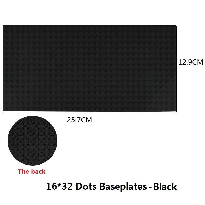 Classic Double Side Base Plate 32*32 16X32 Dots  Building Block Baseplate DIY Plastic Colorful Classic Brick Compatible Kids Toy