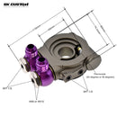 Oil Cooling Adapter Retrofit Oil Cooling Kit Sandwich Panel 360° Rotatable Thermostat Adapter 80° and 90°