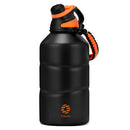 Stainless Steel Thermos, Large Capacity, Cold and Hot Vacuum Bottle with Magnetic Force Cap and Rope, Gym, 1.9L