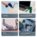 Mini 30 Level Massage Gun Fascia Deep Muscle Relax Body Neck Massager Electric Fitness Equipment Noise Reduction Male Female