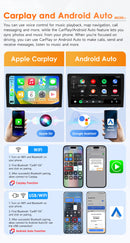 9" Hizpo 2Din CarPlay Android Auto Car Radio for Mazda 3 2004 - 2009 Snapdragon 6115 Headunit GPS Navi 4G BT RDS DSP SWC 360°CAM