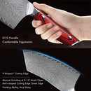 YIZEMA 7" Cleaver Knife Japanese Damascus Steel Sharp Meat Slicer Vegetable Chopper Kitchen High Quality Professional Chef Knife