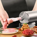 3L Sausage Stuffer With 8Pcs Tubes Manual Stainless Steel Horizontal Sausage Maker Filling Filler Meat Filling Kitchen Machine