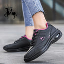 Fashion Women Running Shoes Breathable Casual Leather Outdoor Light Weight Sports Shoes Walking Sneakers Vulcanized Shoes Female