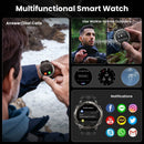 The Tank T4 | Rugged 6-Satellite GPS Smartwatch — 10ATM Diving Certified, Stainless Steel Bezel