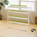 Bymaocar Hydroponic Site Grow Kit 36 Holes 4 Tubes Earthless Plant Growing Systems Flow Deep Water Culture Garden with Pump