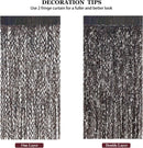 Tinsel Foil Fringe Curtain Red Gold Foil Fringe Backdrop Wall Curtains for Baby Shower Wedding Ocean Christmas Party Decorations