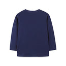 Little maven Baby Boys Kids Autumn Tops Clothes 2024 Children Vehicle Excavator Long Sleeved  Toddler T-shirt Cotton