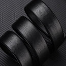 Genuine leather cow belt, men's belt with automatic buckle, trendy and versatile texture, middle-aged and young business belt