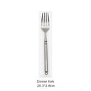 Retro Scrub 304 Stainless Steel Flatware Kitchen Cutlery Set Steak Knife Fork Spoon Set Dessert Fork Vintage restaurant Cutlery