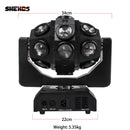 Beam 18x12W RGBW LED Stepless Rotating Angle Moving Head Light DJ Disco Bar Ballroom Party Stage Effect Light