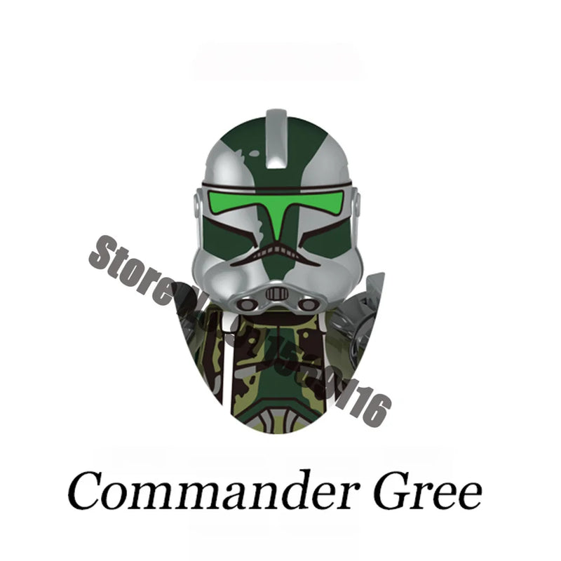 ARC Clone Troopers Building Blocks LUKE Skywalker Mandalorians Boba Fett Palpatine Yoda R2D2 Bricks Action Figures Toys