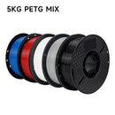 KingRoon 5KG 10KG PLA PETG Filament 1.75mm 3D Printer Plastic No Bubble Spool 3D Printing Materials for 3D Printers