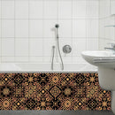 10Pcs Waterproof PVC Self-Adhesive Tile Stickers Grey Retro 3D Tiles Wall Stickers Bathroom Kitchen Living Room Wall Decoration