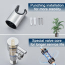 Black Single Cold Water Toilet Bidet Sprayer Faucet Bathroom Stainless Steel 304 Nickel Shower Bidet Wall Mounted Woman Cleaner