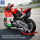 ToylinX 883pcs Motorcycle Building Set 1:10 Model Kit Building Block Car for Kid Adults Festive Gifts Christmas Halloween Easter