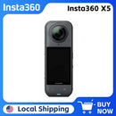 Insta360 X5 8K30fps 360 Video with Dual 1/1.28" Sensors 208 Mins Battery Life Tougher, Replaceable Lenses