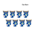 Muslim Festival Jewish Passover Disposable Tableware Paper Plates Cup Flag Balloons Home Party Favors Decoration Party Supplies