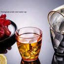Unbreakable Plastic Drinking Glasses 390ml Shatterproof Water Tumblers Reusable Fruit Juice Beer Champagne Cup for Bar