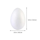 2/3/4 Pcs 15cm 20cm DIY Eggs White Foam Balls Eggs Easter Modeling Shapes Egg Ornaments Kids Painting Party Decorations