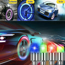 2 Pcs Car Wheel Tire Led Light Colorful Equipment Valve Lamp Air Valve Stem Caps Cover Accessories For Mountain Bicycle Motor