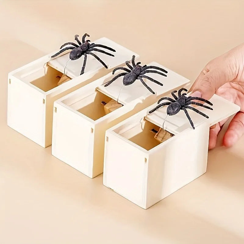 Funny Spider prank box - the perfect gift choice for birthday, Christmas, and Easter surprises, no need for batteries