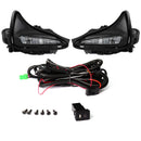 LED DRL Fog Lamp For Toyota Corolla LE/XLE 2017 2018 2019 Daytime Running Lights Bumper Driving Ry Wires Switch Wateproof