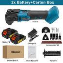 Gisam 20000OPM Cordless Quickrelease Oscillating Tool Multifunction Trimmer Power Tool Anti-Vibration for makita 18V battery Pin