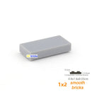 100pcs Bulk Blocks Building Bricks Smooth 1X2 Educational Assemblage Construction Toys for Children Size Compatible With 3069b