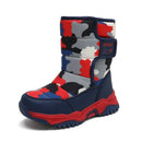 Hot Camouflage Children Snow Boots Hig Top Velvet and Thicken Kids Boot Girl Boys  Anti-slip Wear-resistant Shoe Child Snow Boot