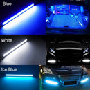 20PCS 17CM LED DRL Waterproof Driving Daytime Running Lights Strip 12V COB LED Car Aluminum Stripes Lights