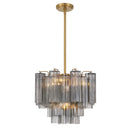 Amber Murano Glass Ceiling Chandelier Round for Dining Living Room Bedroom Modern Murano Glass Pendant Chandelier Light