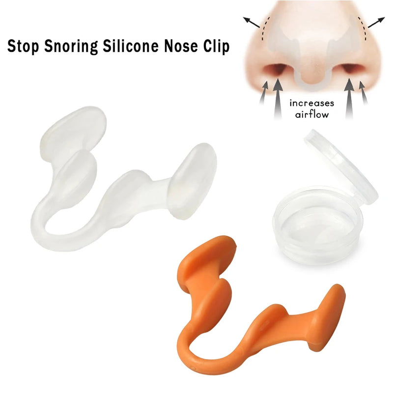 Anti Snore Nasal Dilator Stop Snoring Silicone Nose Clip Sport Easy Breath Nasal Clip Stop Snoring Aid Device Improve Sleeping