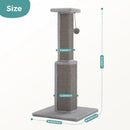 The Tall Timber | 81cm Natural Sisal Cat Scratching Post with Removable Toy