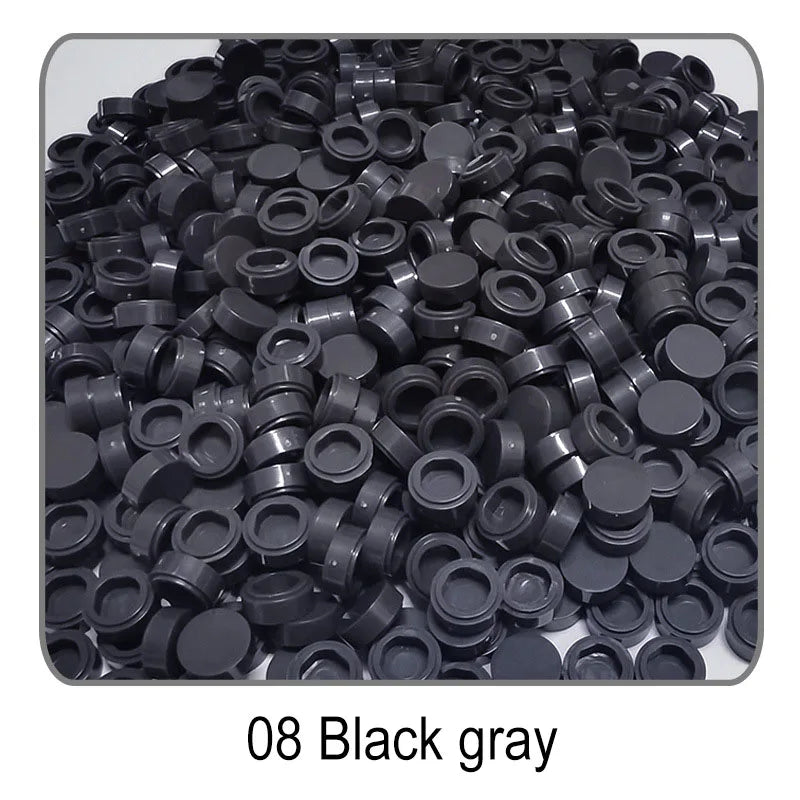 1000pcs DIY Pixel Art Bricks1x1 Round Tile Building Blocks Compatible with 98138 Anime Figure Assemble Toys Gift for Children